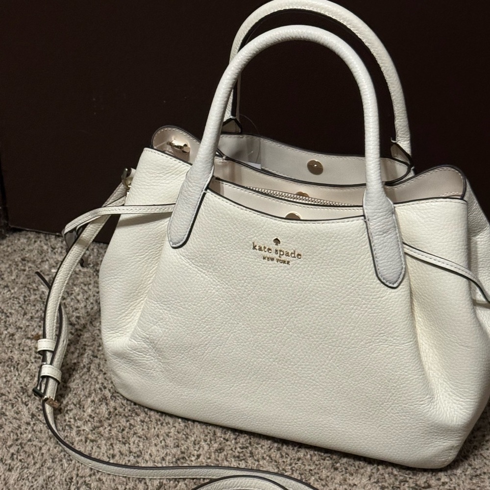 Kate Spade Cream Satchel Bag